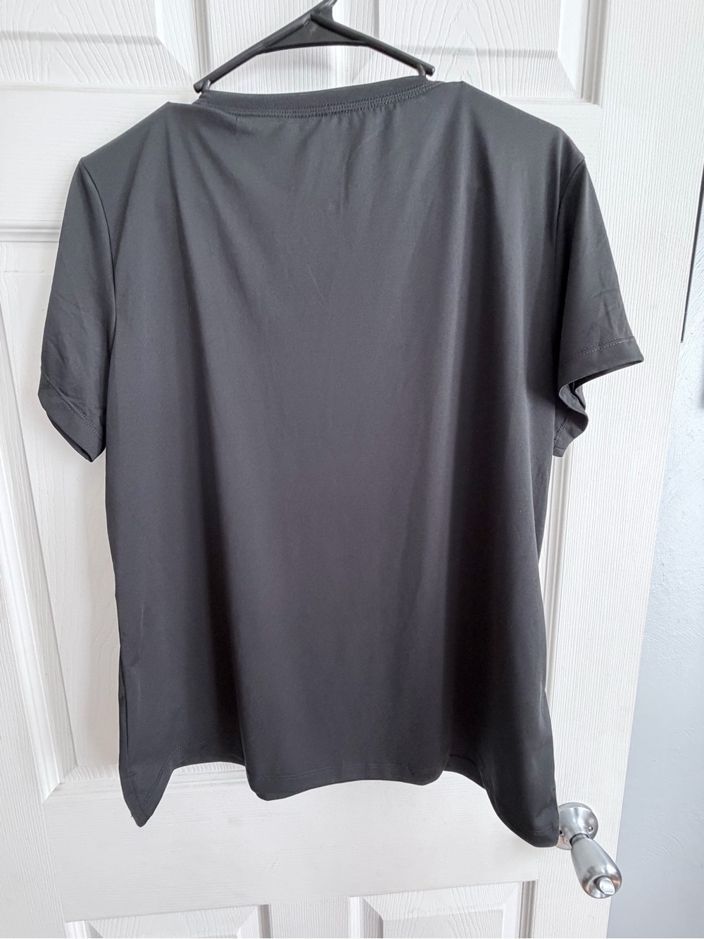 Nike Black Dri-FIT Athletic Tee with White Logo - Picture 2 of 8